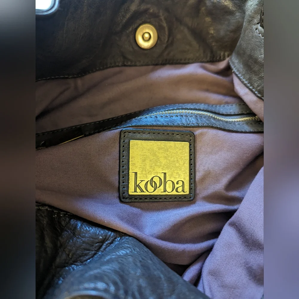 Kooba leather hobo bag.